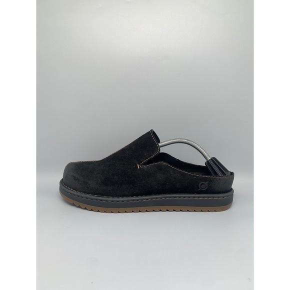 Born Jude BM0009409 Black Suede Leather Slip-On Mules Men's Sz 11 NEW - Picture 8 of 10
